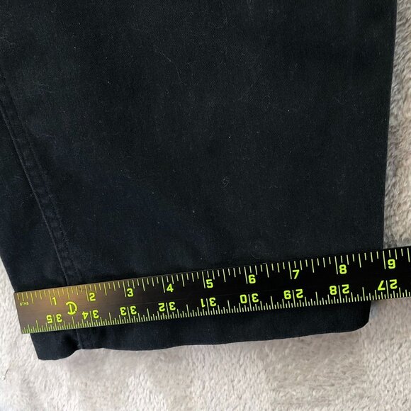 Wrangler Men's Workwear Pants Size 38x26 Hemmed Black Straight Leg Casual - Picture 8 of 16
